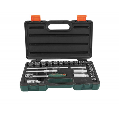 Набор головок торцевых Super Tech 3/8"DR, с аксессуарами, 26 предметов S68H3126S