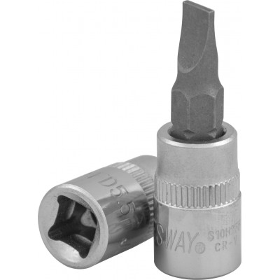 Торцевая головка 1/4"DR с вставкой шлиц 5,5мм S10H255