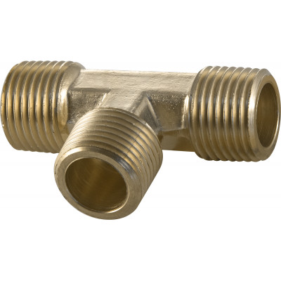 Тройник соединительный внешняя резьба 3/8"NPT PMT-3