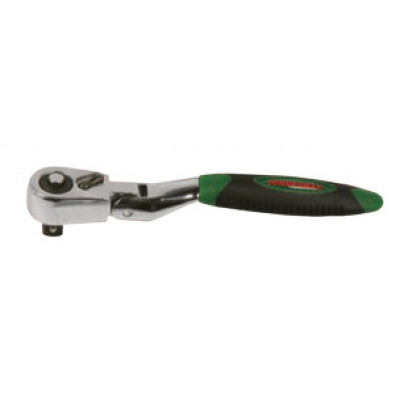 Трещоточная рукоятка мини 1/4"DR, 60 зубцов с гибкой головкой RD02