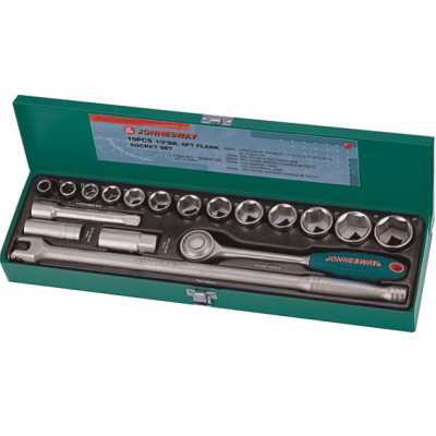 Набор головок торцевых 1/2"DR 11-32 мм., с аксессуарами, 18 предметов S04H419S