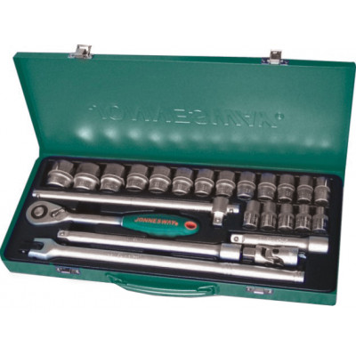 Набор головок торцевых 1/2"DR 10-32 мм., с аксессуарами, 24 предмета S04H4524S