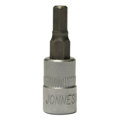 Торцевая головка 1/4"DR с шестигранной вставкой Hex 5 мм, L-37 мм S09H205