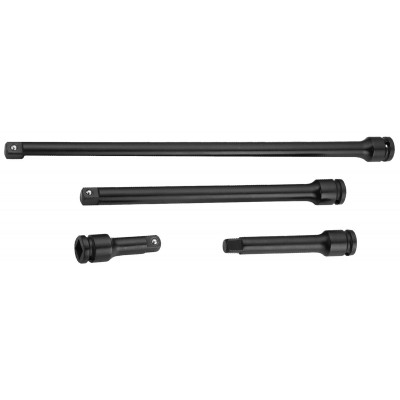 Комплект удлинителей для ударных головок 1/2"DR, 75-375 мм, 4 предмета S03A4E04S