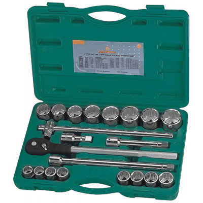 Набор головок торцевых дюймовых 3/4"DR, 7/8"-2", с аксессуарами, 21 предмета S04H6422S
