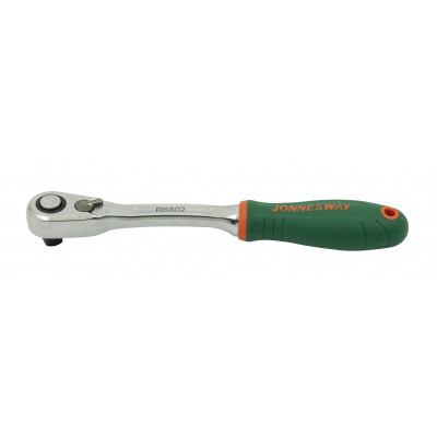 Рукоятка трещоточная 1/4"DR, 60 зубцов R6802